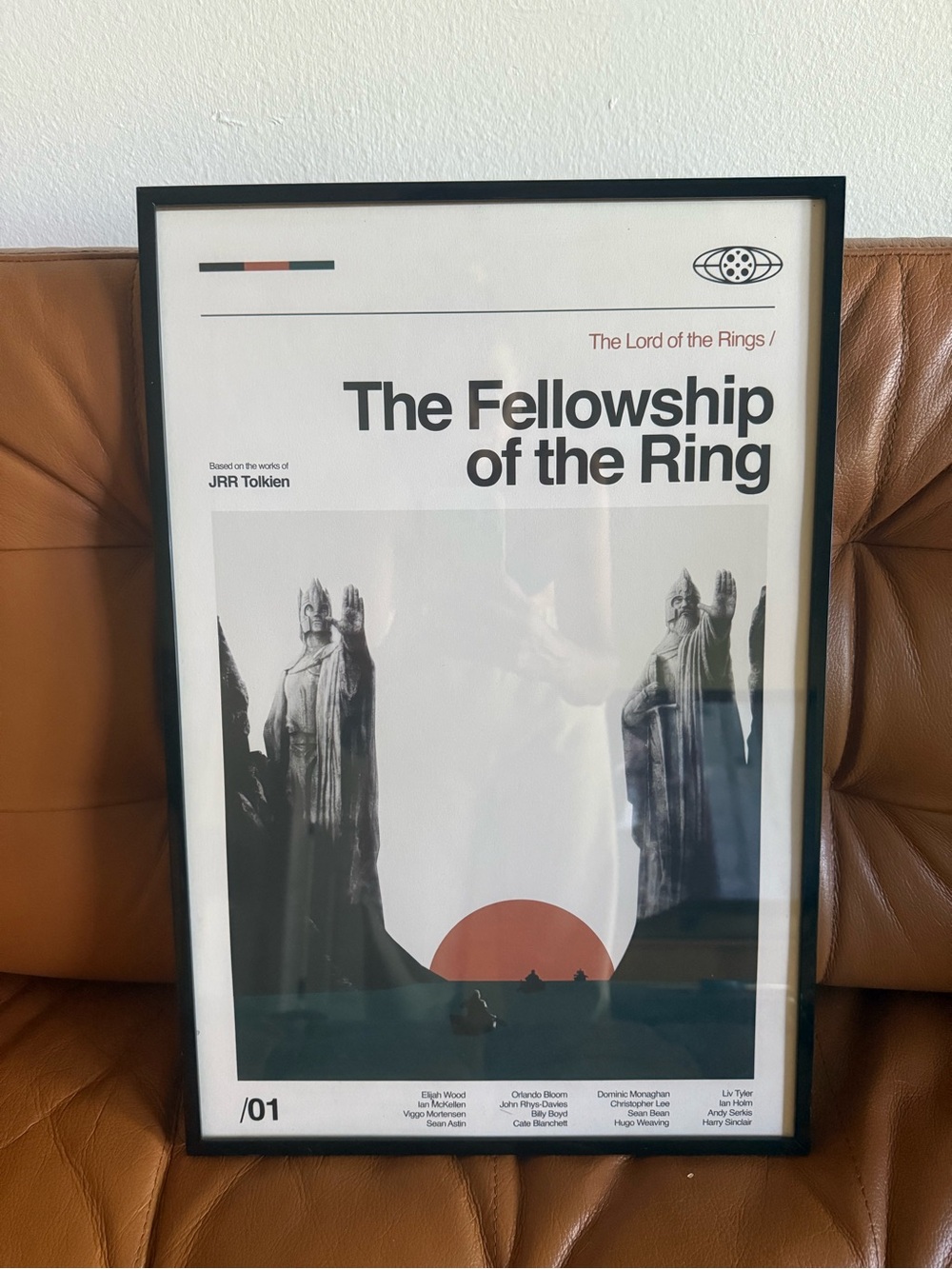 Sandgrain Studio The Fellowship of the Ring Framed Art Print